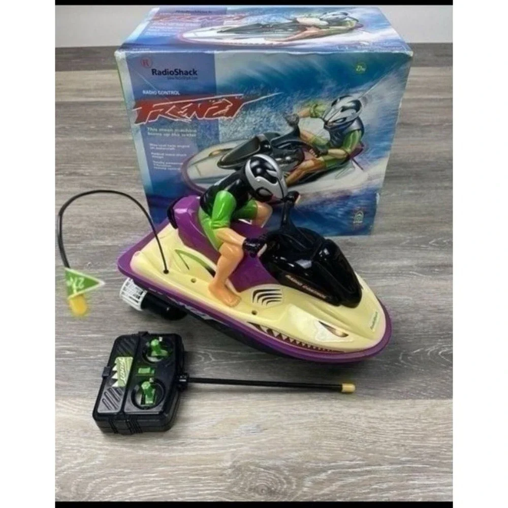 Radio Shack Radio Control‎ Frenzy Jet Ski Battery Operated /Tested Works Great